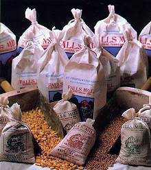 Bags of cornmeal