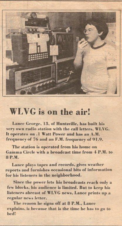 1977 Birmingham News Kids Page  /   Brenda Wood(now at WXIA/Atlanta) also did a piece on WAAY/31 about the same time.